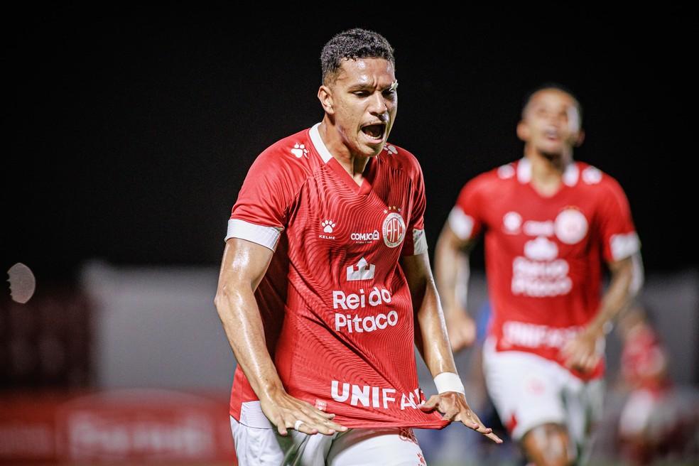Thailor fez o primeiro gol da vitória do América-RN sobre o Força e Luz
