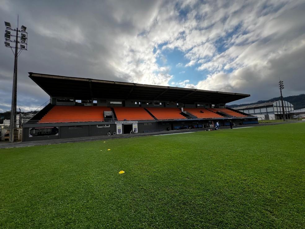 Estádio Alfredo João Krieck, casa do Santa Catarina no Catarinense 2025