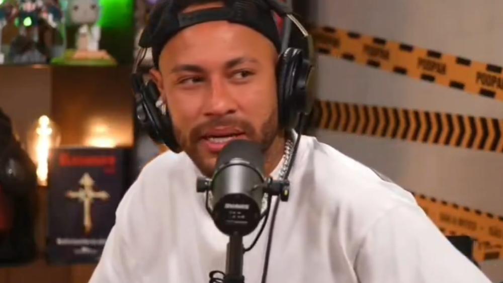 Neymar durante entrevista no Podpah