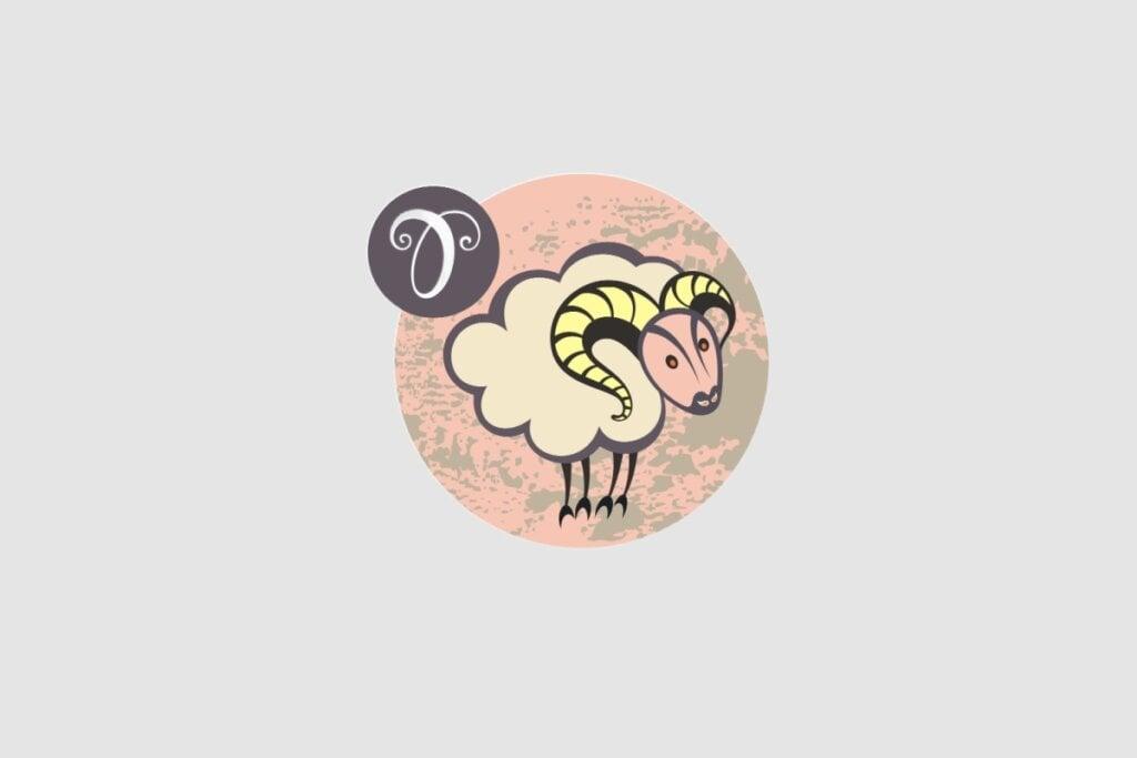 Ilustração do signo de Áries