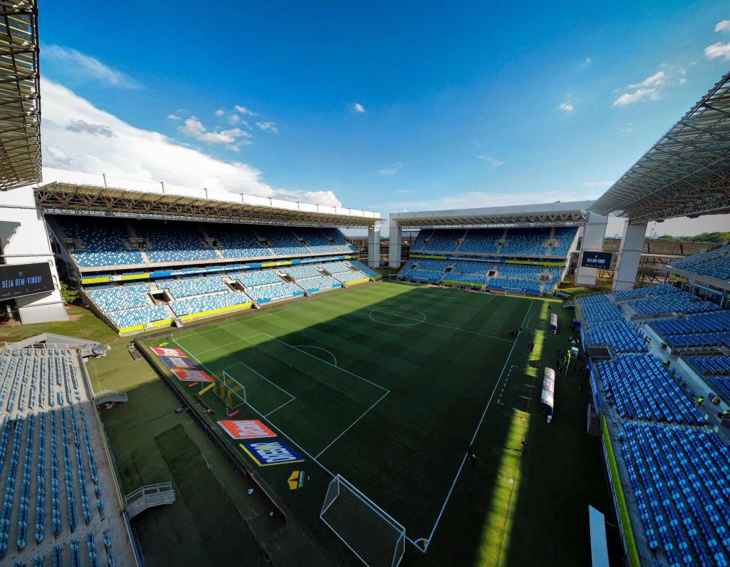 Arena Pantanal onde ocorrem jogos importantes do Campeonato Mato-grossense