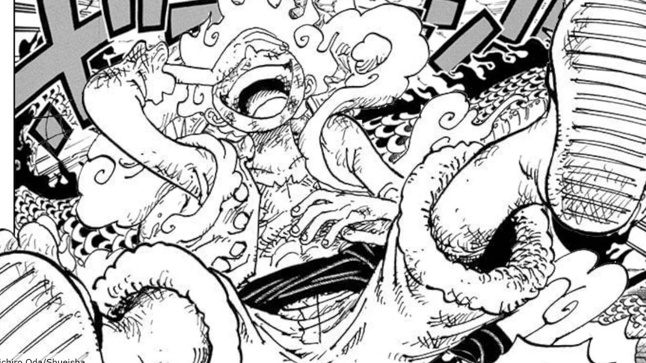 Gear 5 Luffy no mangá