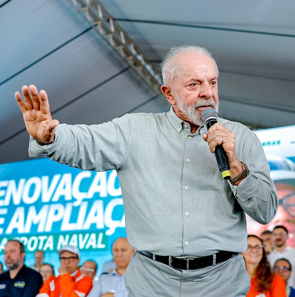 O presidente Luís Inácio Lula da Silva: microeconomia “vai salvar o país” — Foto: Foto: Ricardo Stuckert/PR