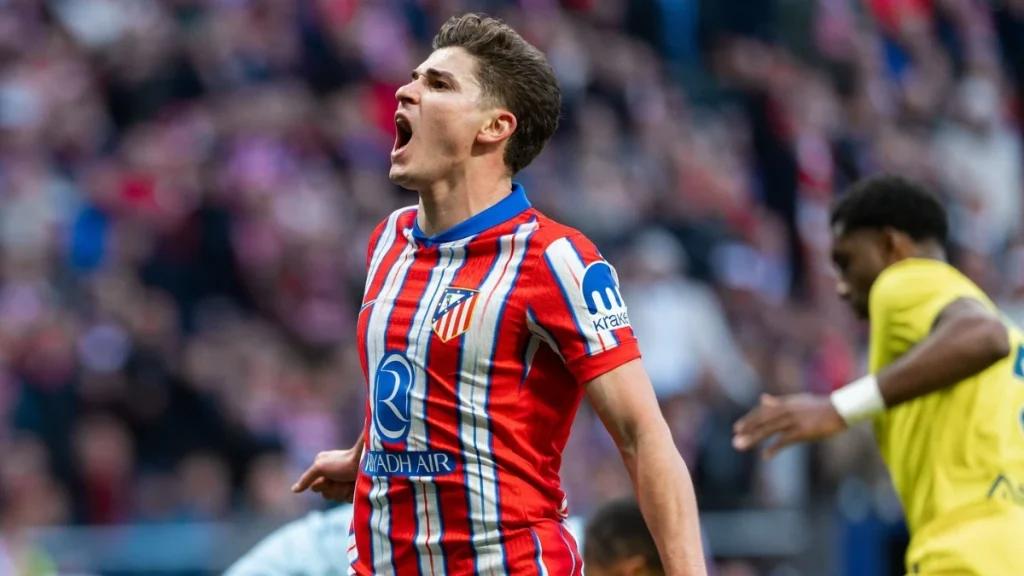 Atlético de Madrid x Getafe aposta Julian Alvarez