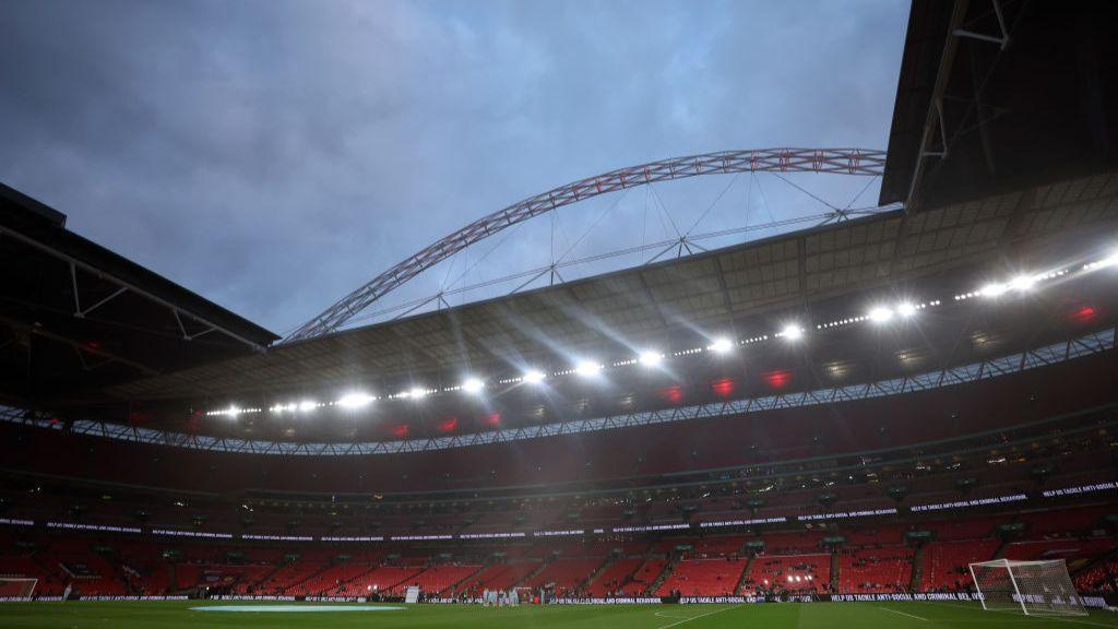 Vista geral do Estádio de Wembley