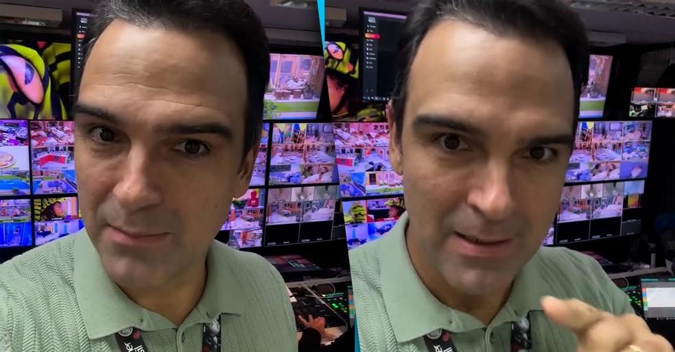 Tadeu Schmidt deu spoiler de Big Fone