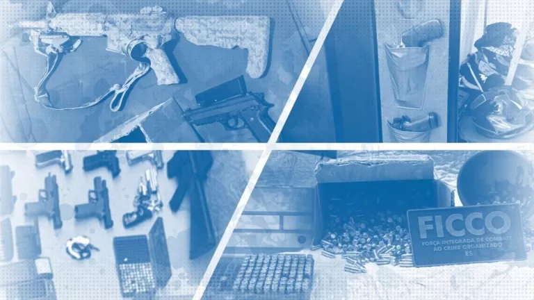 Operações Conjuntas da Polícia no Espírito Santo Combatem Comércio Ilegal de Armas e Munições