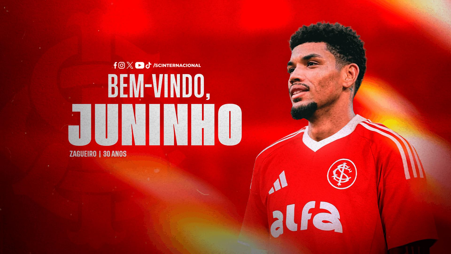 Juninho é o novo reforço do Clube do Povo.