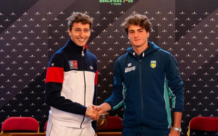 Brasil x França: João Fonseca em ação na Copa Davis 2025