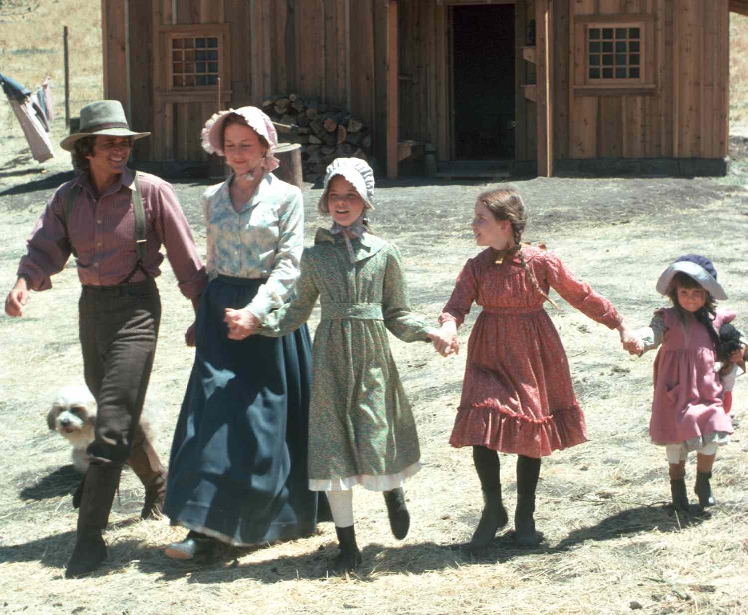 Outra cena da série Little House on the Prairie na década de 1970