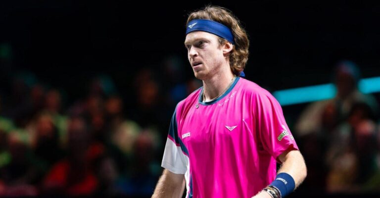 Andrey Rublev é eliminado na primeira rodada do Dubai Open por Quentin Halys