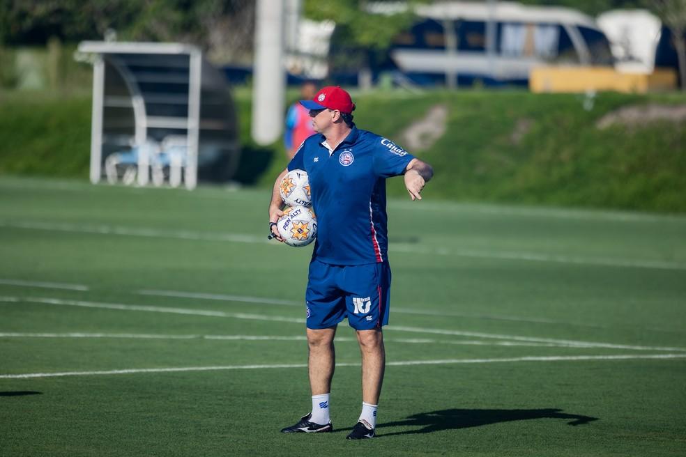 Rogério Ceni em treino do Bahia