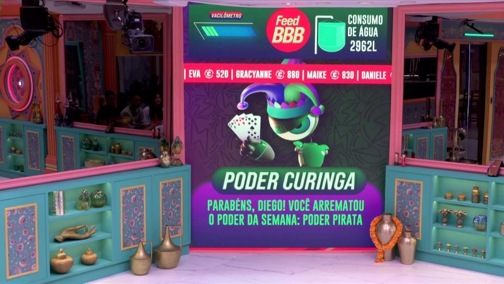 Poder Curinga BBB 25: Diego Hypolito garante o Poder Pirata