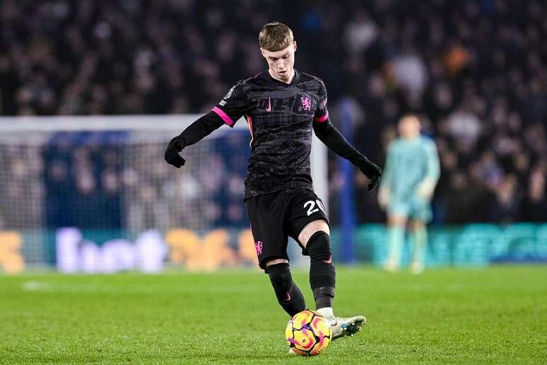 Cole Palmer (Chelsea) durante jogo contra o Brighton