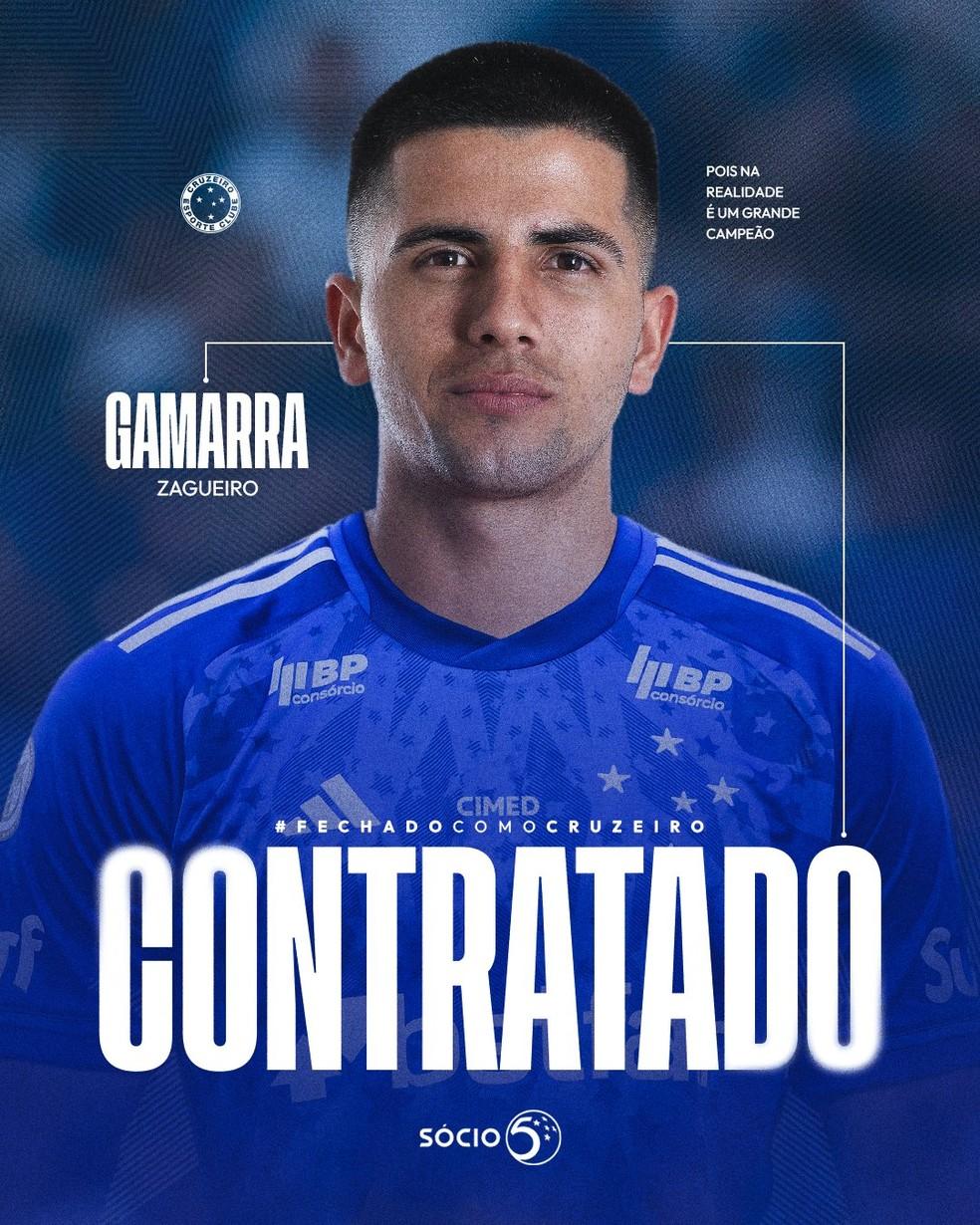 Cruzeiro anuncia Mateo Gamarra