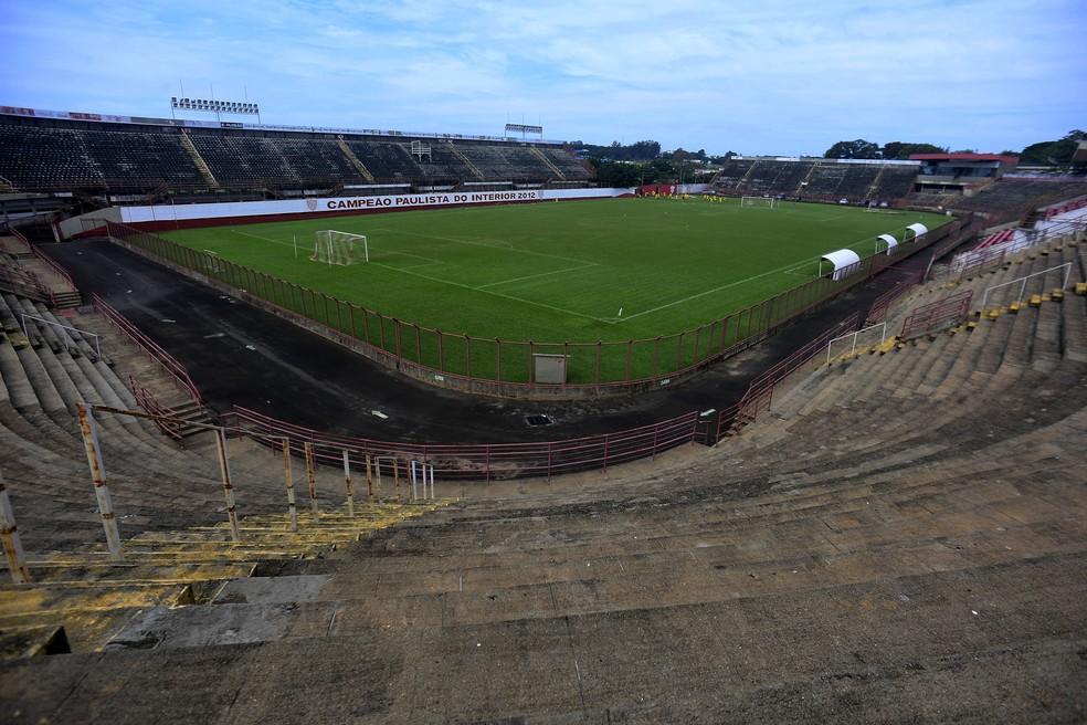 O estádio Vail Chaves, do Mogi Mirim
