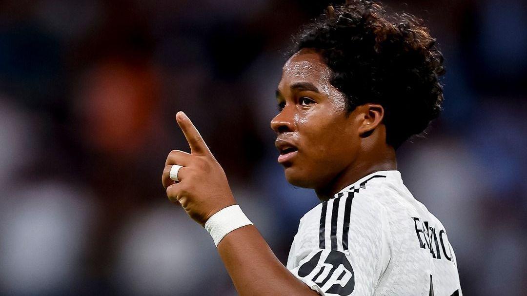 Endrick chegou ao Real Madrid em julho de 2024.
