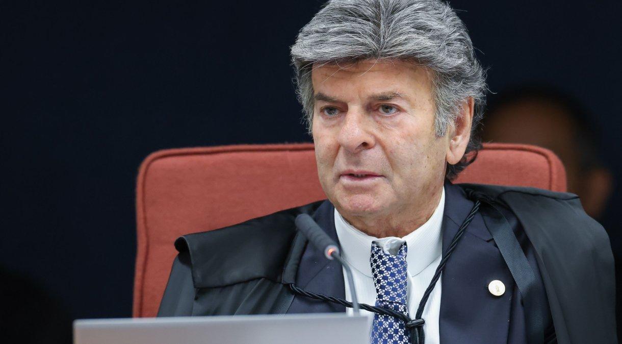 Ministro Luiz Fux em julgamento da denúncia do núcleo 1
