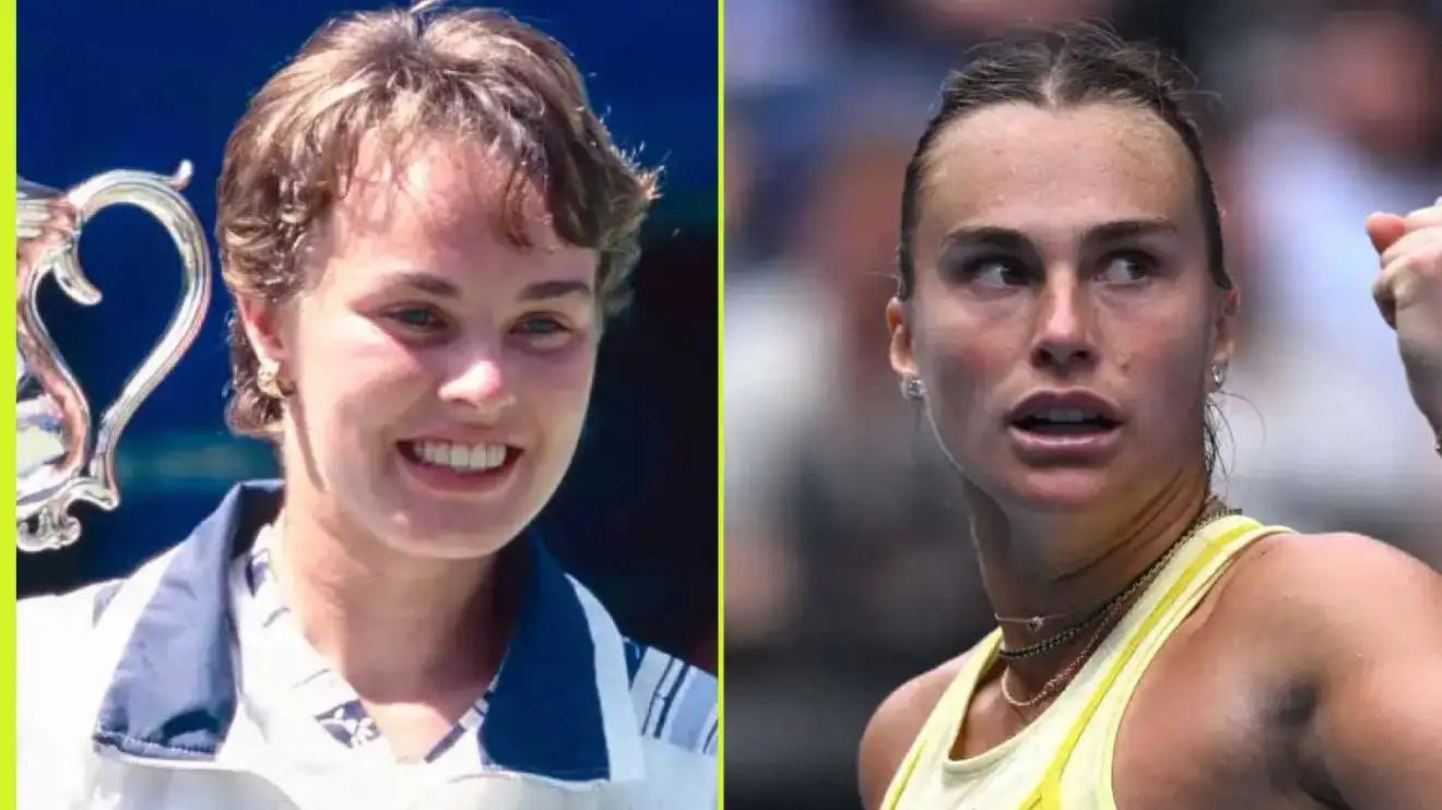 Martina Hingis e Aryna Sabalenka