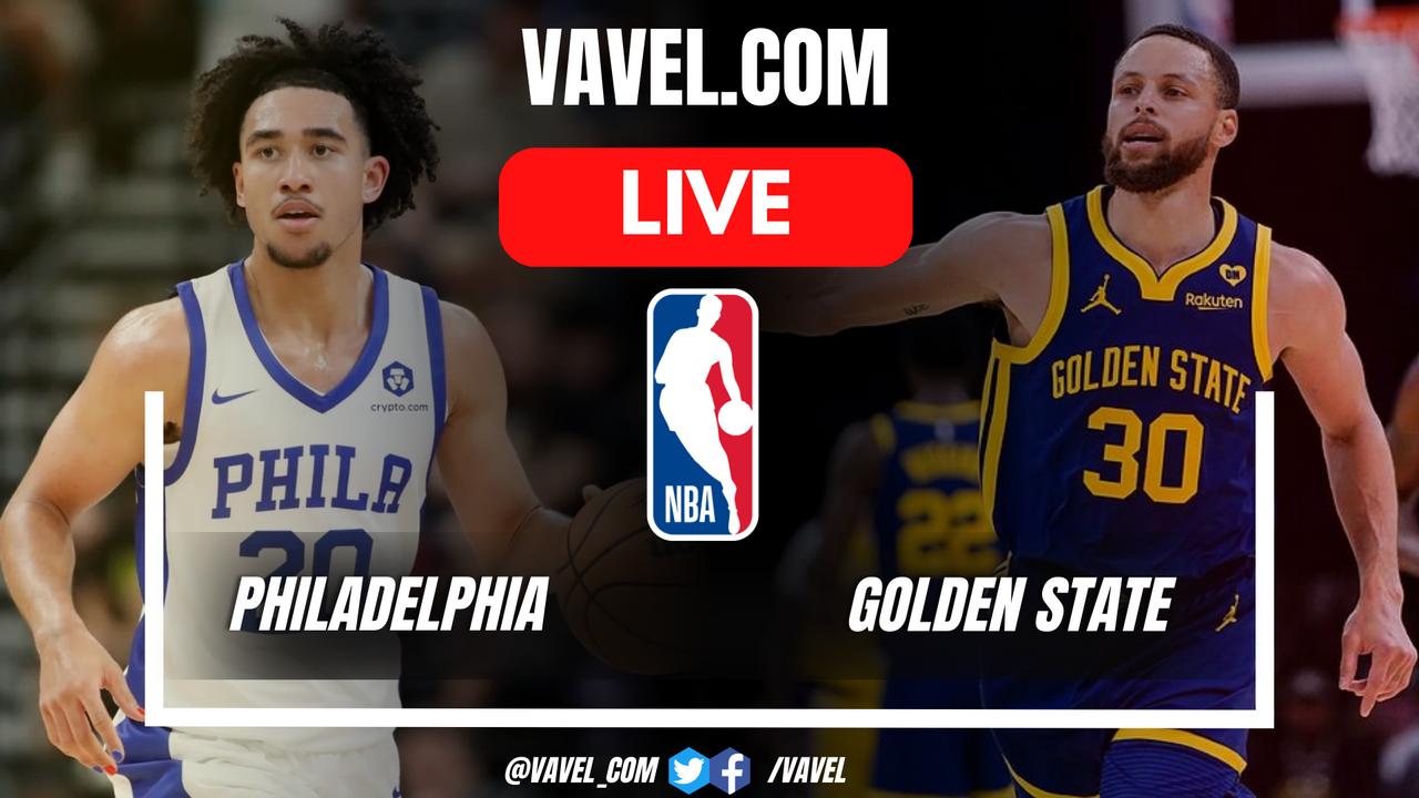 Philadelphia 76ers vs Golden State Warriors LIVE Score Updates (121-116).