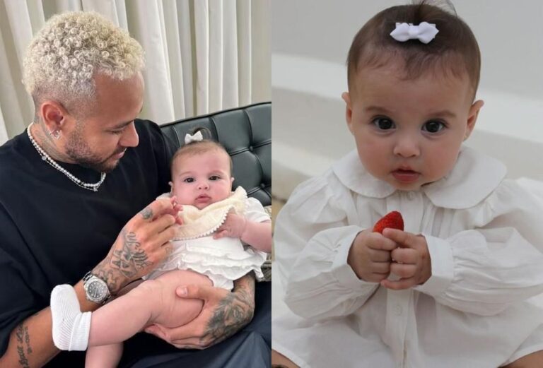 Neymar Compartilha Fofura da Filha caçula, Helena, e Revela Paternidade