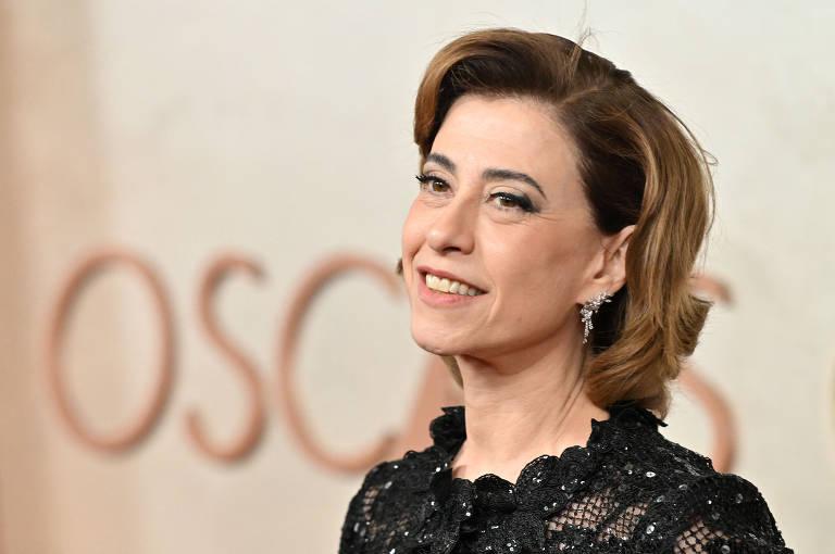 Fernanda Torres durante sua apresentação no Oscar