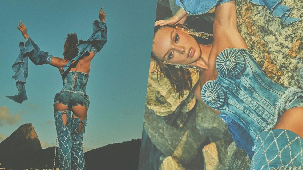 Giovanna Lancellotti capricha no jeans para look de carnaval