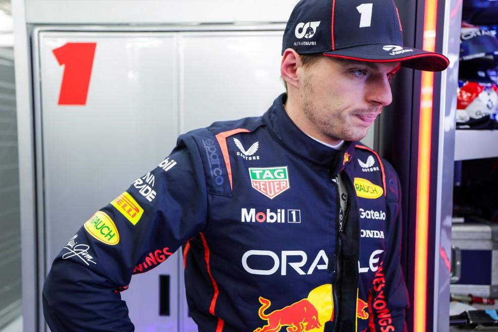 Max Verstappen na pré-temporada da F1 2025, no Bahrein