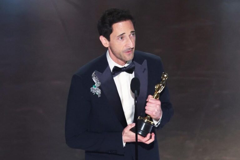 Adrien Brody Conquista o Oscar de Melhor Ator por ‘The Brutalist’