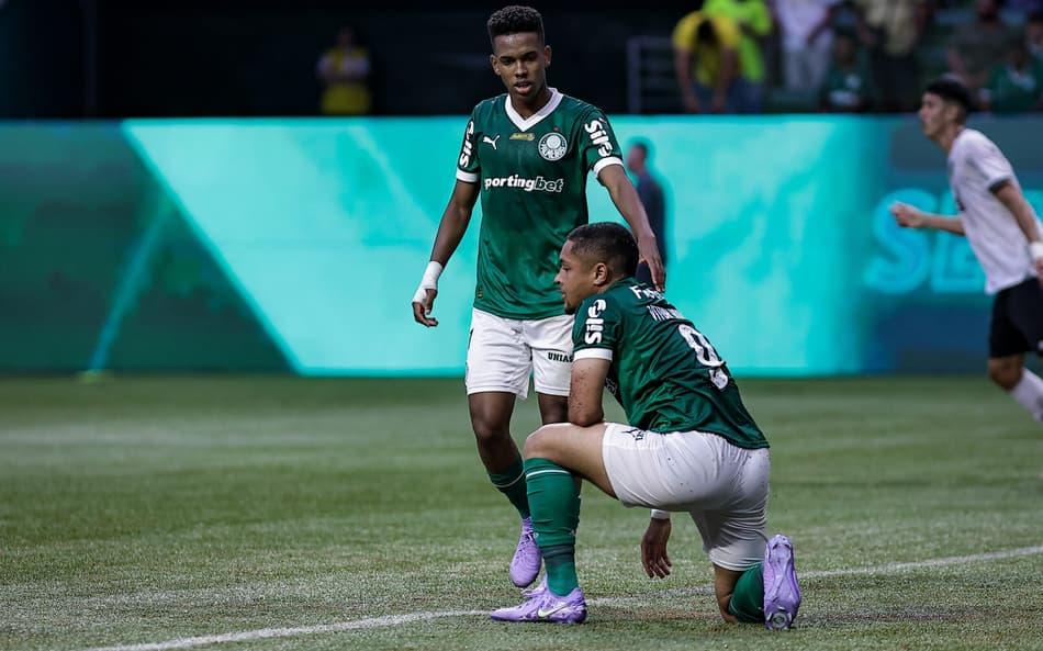 Torcedores vibrando durante o jogo