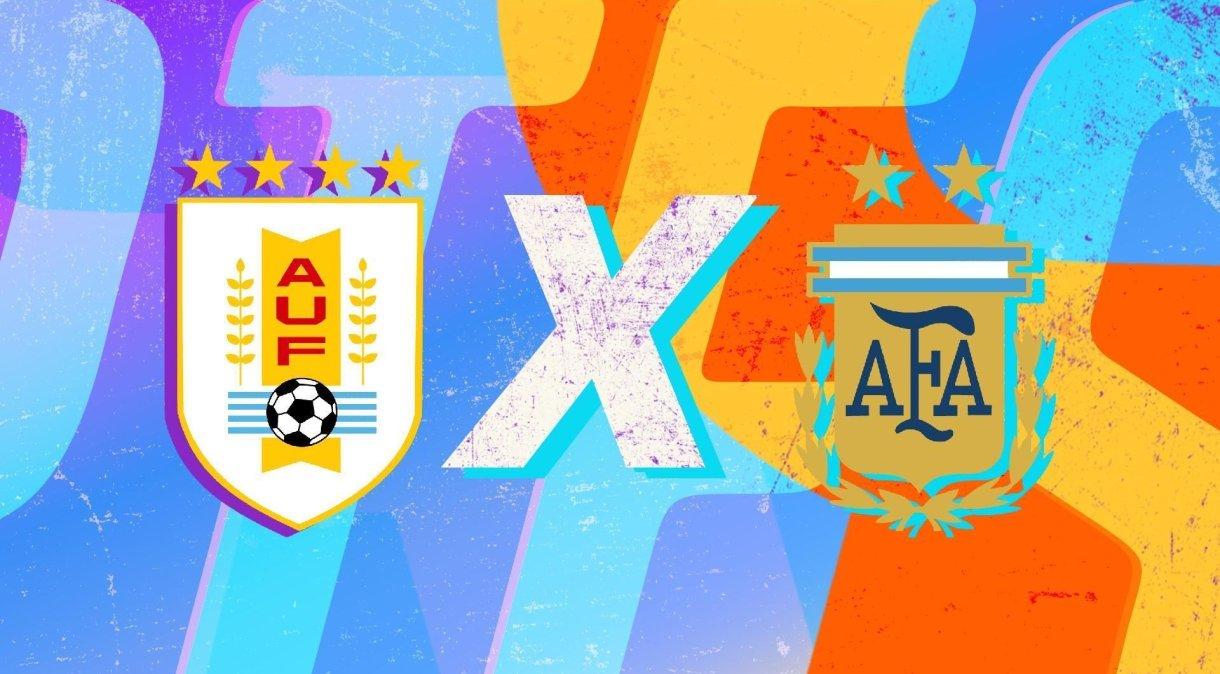 Uruguai x Argentina pelas Eliminatórias