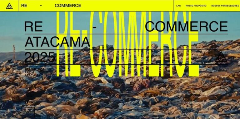 Re-commerce Atacama: peças de grife de graça e a luta contra o desperdício
