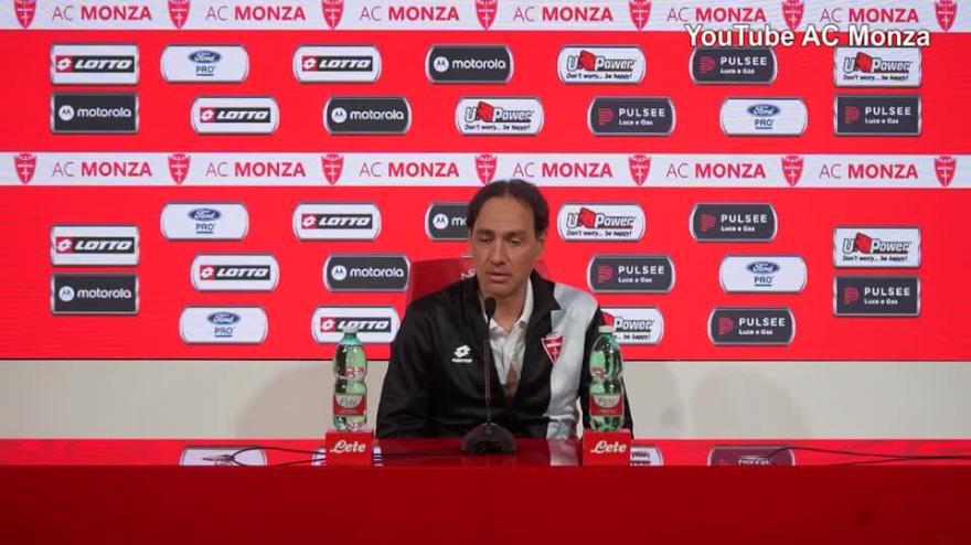 Luciano Spalletti durante sua visita ao Monza