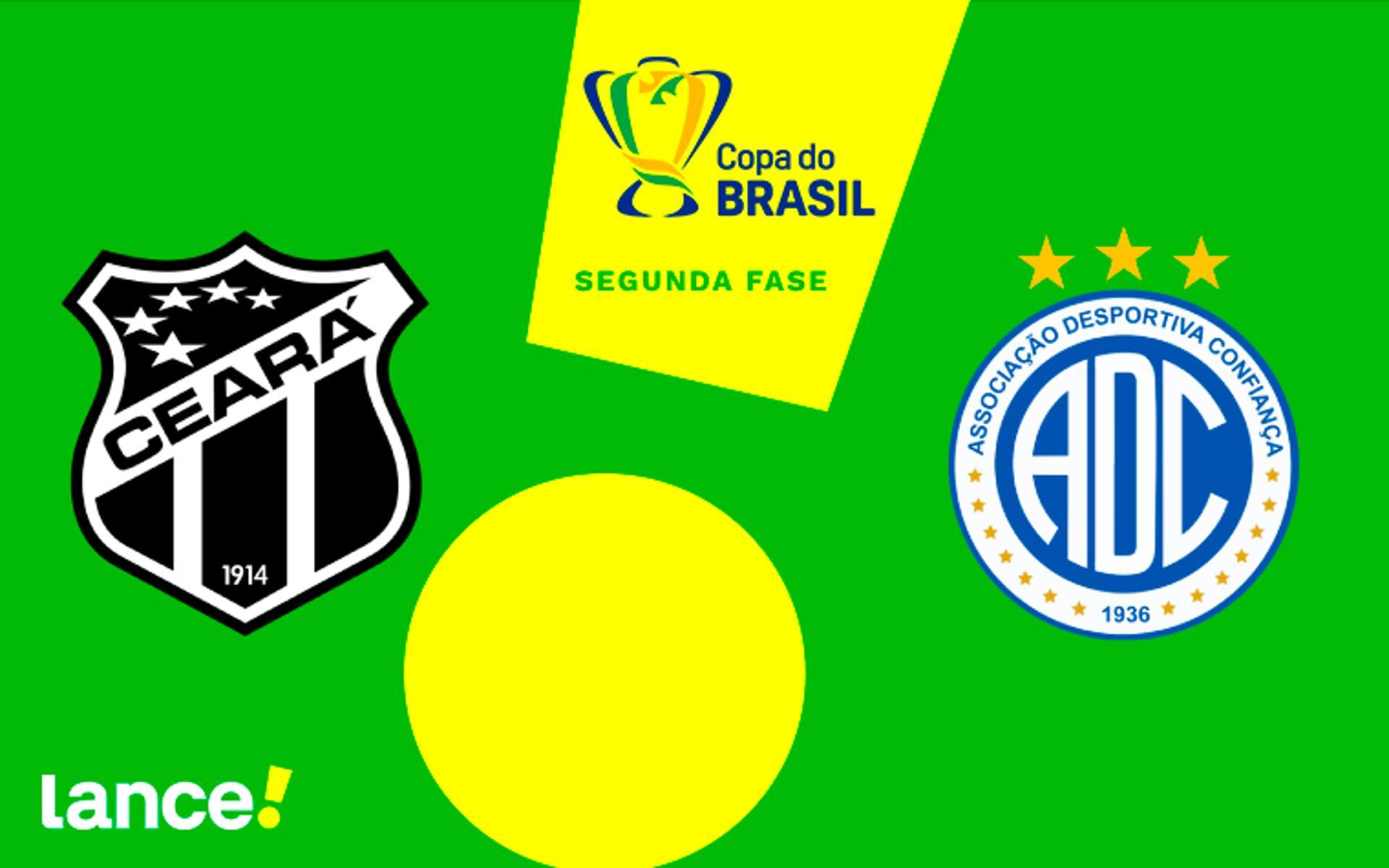 Ceará e Confiança pela Copa do Brasil