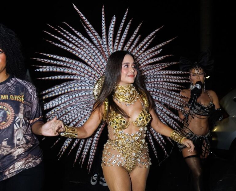 Alessandra Negrini Brilha como Musa na Gaviões da Fiel durante o Carnaval de São Paulo