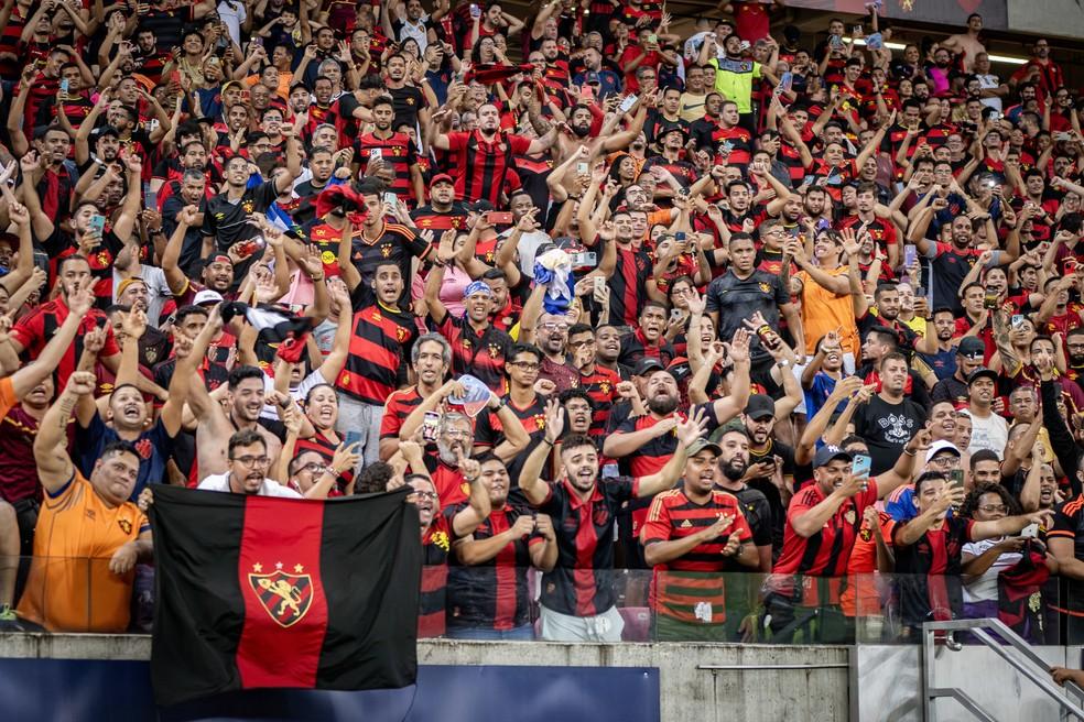 Torcida do Sport na Arena de Pernambuco