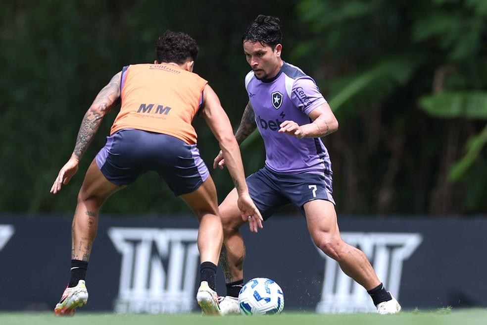 Imagens do treino do Botafogo
