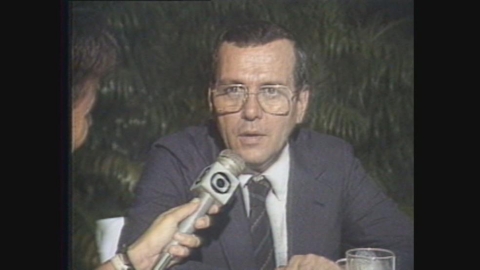 Marcos Vilaça ocupava a cadeira 26 da ABL desde 1985 — Foto: Reprodução/TV Globo