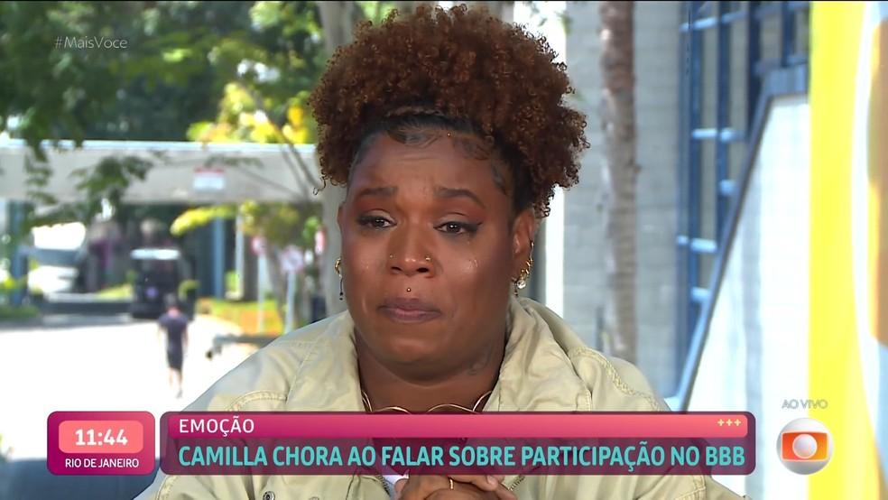 Camilla chora ao falar sobre preocupação com o cancelamento e relação com brothers: 'Queria ser acolhida'