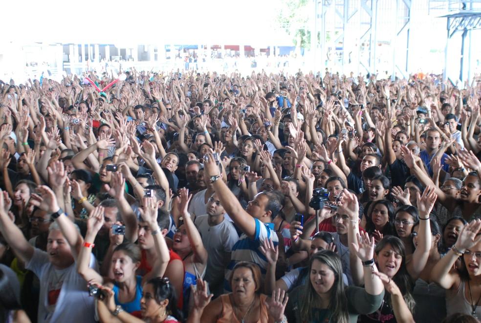 Imagem do Acampamento da Canção Nova