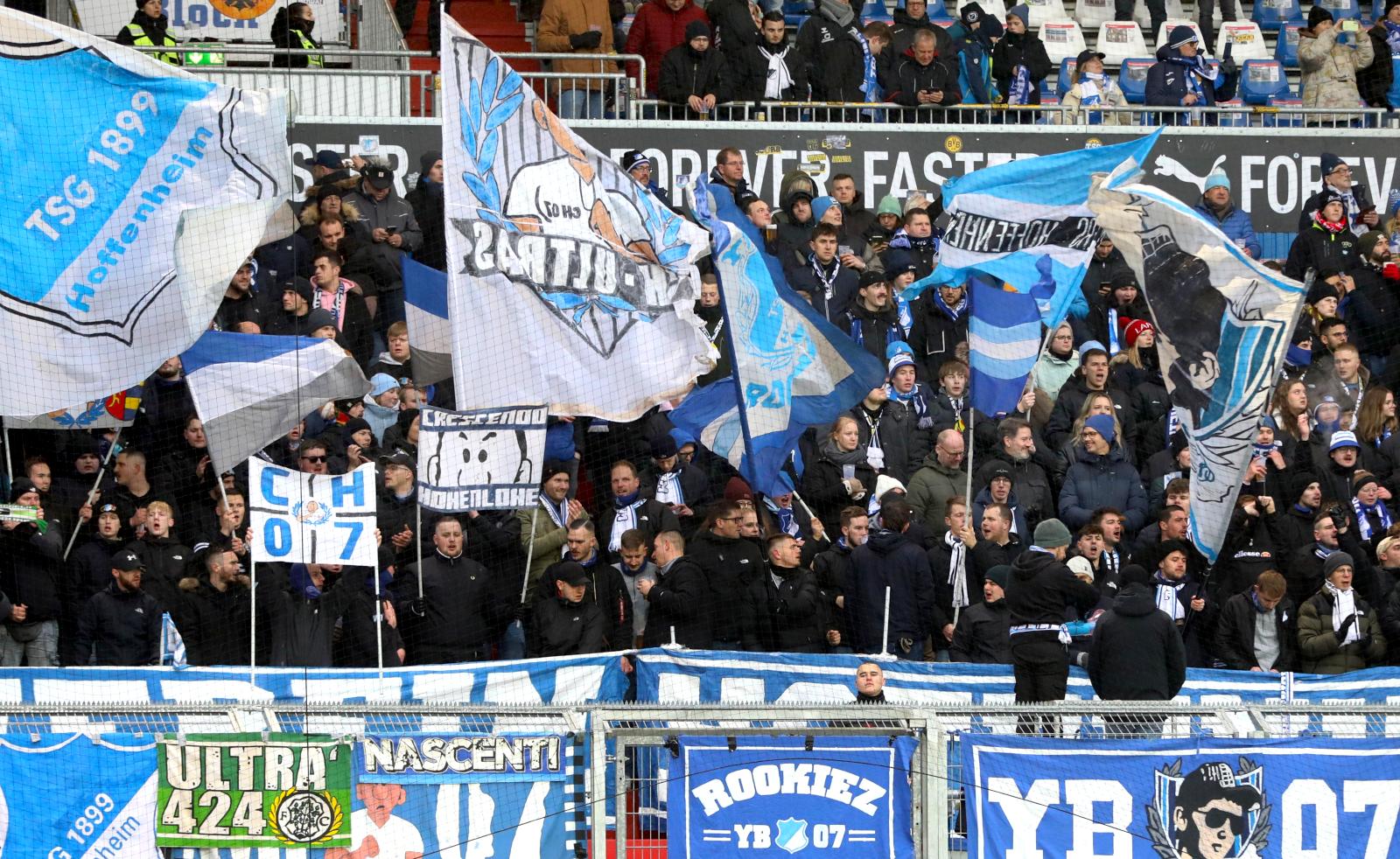 Hoffenheim com recorde de torcedores visitantes