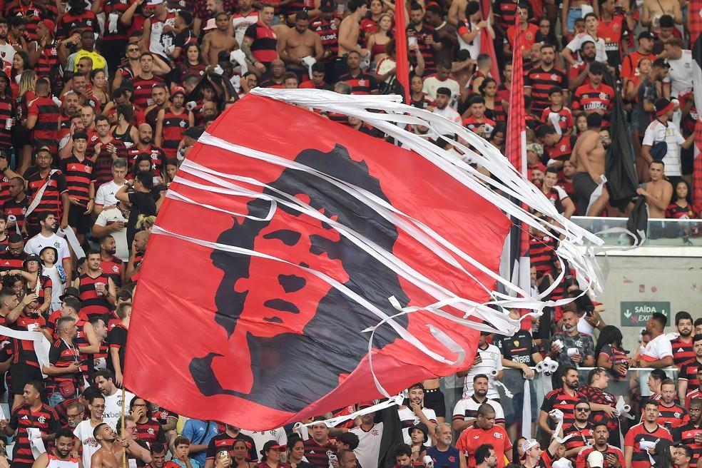 Torcida do Flamengo durante jogo