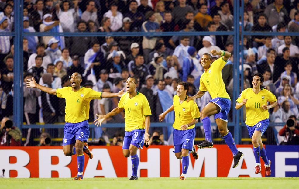 Brasil 3 x 1 Argentina - Eliminatórias da Copa 05/09/2009
