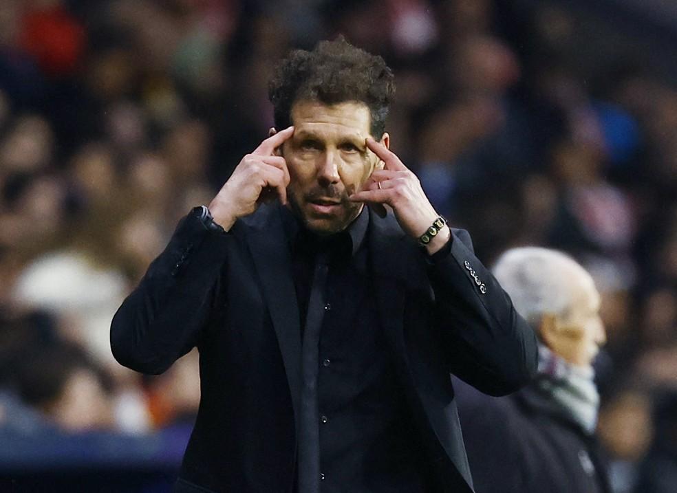Diego Simeone, técnico do Atlético de Madrid