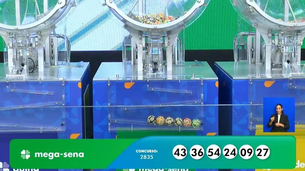 Mega-Sena, concurso 2.835