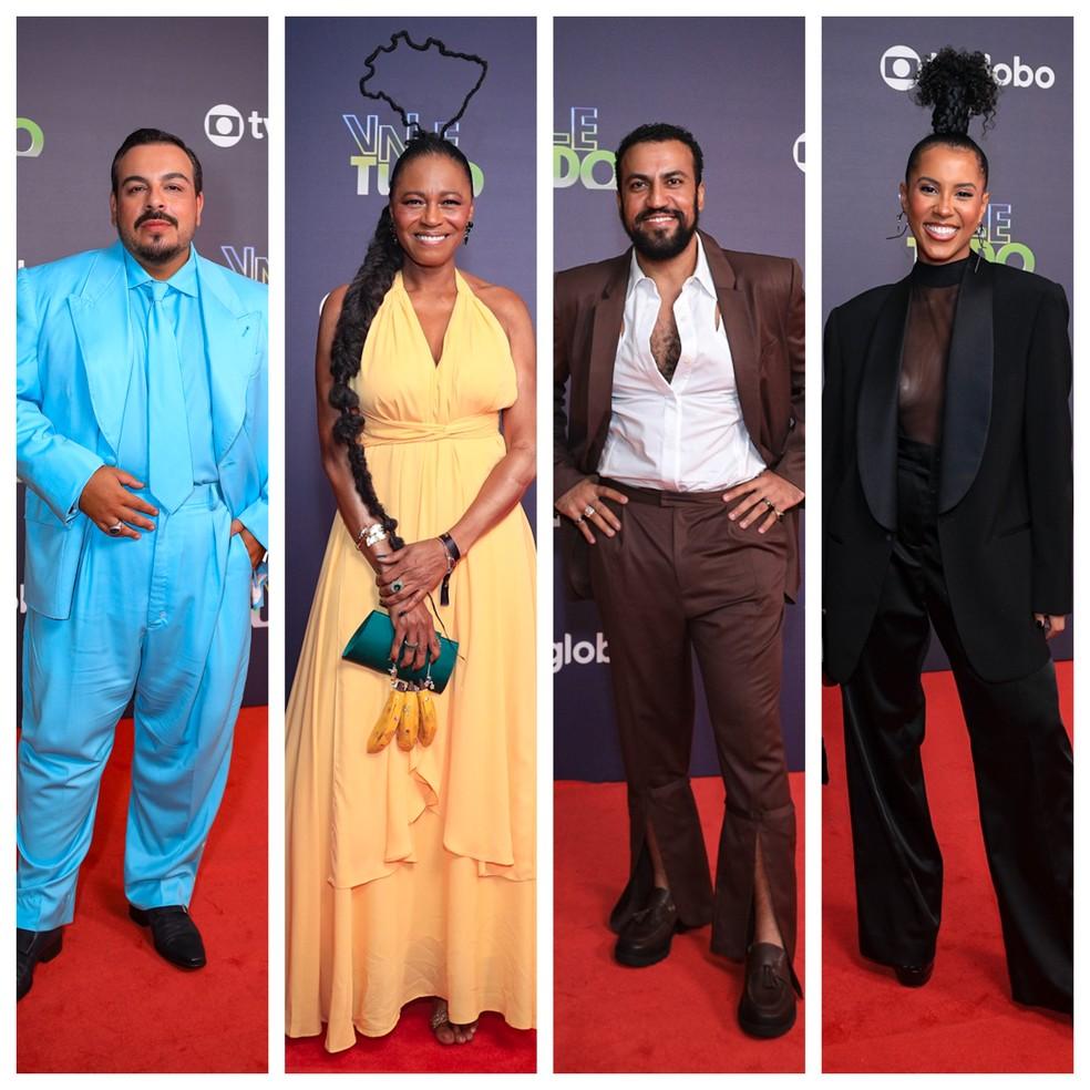 Parte do elenco de 'Vale Tudo'