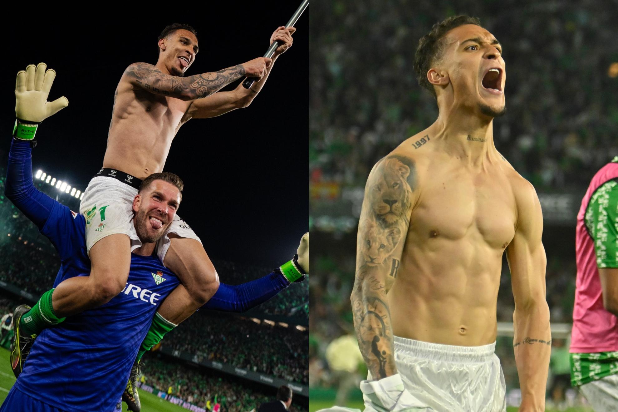 Antony, a hombros de Adrián no derbi