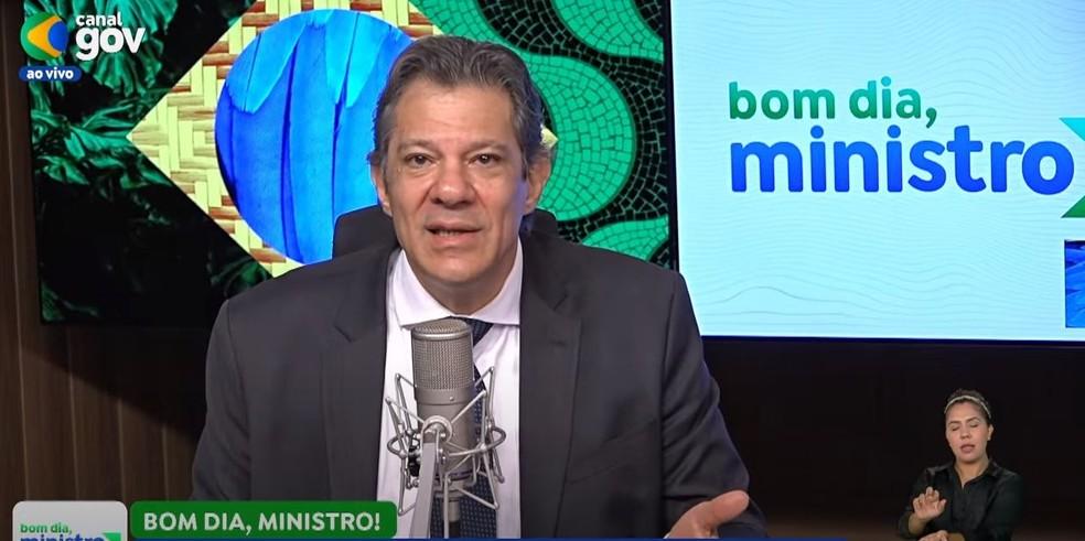 Fernando Haddad durante coletiva