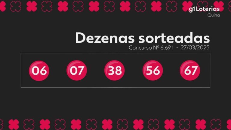 Resultado do Concurso 6691 da Quina: Nenhum Vencedor dos 5 Números