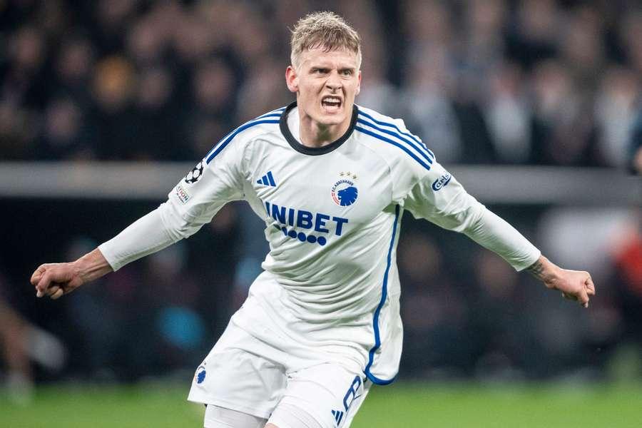 Magnus Mattson marcou o gol da vitória para o FC Copenhagen